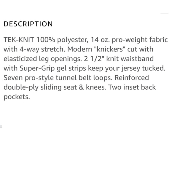 🎁 4/$25 🎁 CHAMPRO Men' Standard Adult Triple Crown Knicker Sz XXL - Picture 10 of 11